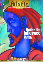 Cover of the very first issue of ArtsEtc: The Premier Cultural Guide to Barbados featured Ras Akyem Ramsay's Prediction