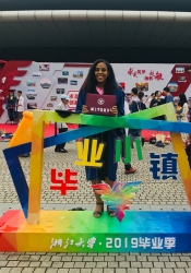 Racquel Griffith in China, 2019.