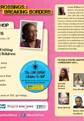 Workshop for Adults writing & publishing for Children with Verna Wilkins