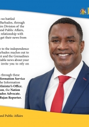 Notice from Wilfred A. Abrahams, Barbados' Minister of Home Affairs, Information and Public Affairs, about "reliable" local press, April 2021.
