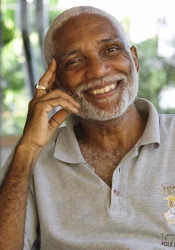 John Robert Lee, St Lucian poet, essayist, anthologist, and culturist, 2018.
