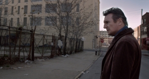 Liam Neeson in a scene from one of his movies.