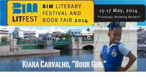 Kiara Carvalho, “Book Girl" for Bim Litfest Children’s Fair 2014