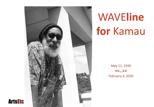 Waveline for Kamau Brathwaite, 1930-2020.