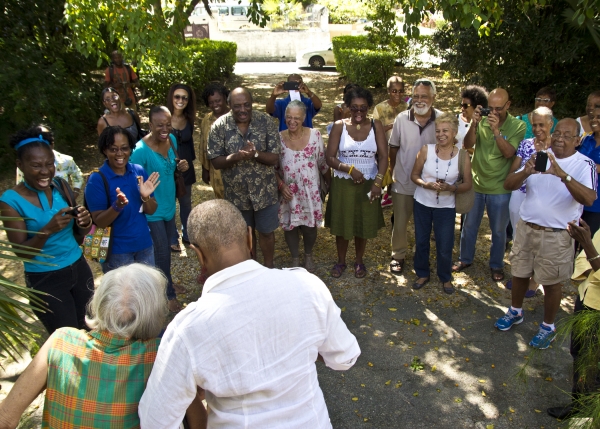 Bridgetown Literary Tour at the home of Frank Appleton Collymore.