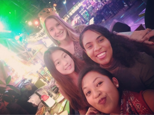 ArtsEtc Contributing Editor Racquel Griffith on a ladies' night out in China, circa 2019.
