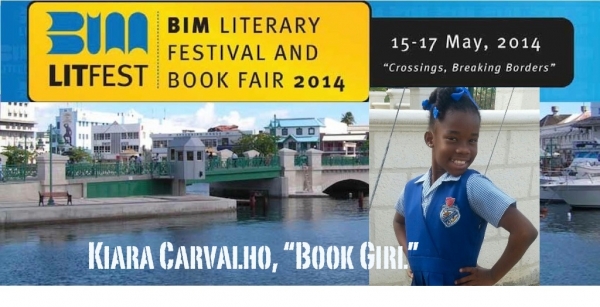 Kiara Carvalho, “Book Girl" for Bim Litfest Children’s Fair 2014