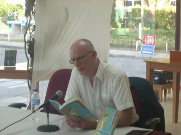 Tom Armstrong reading from Of Water and Rock in 2011