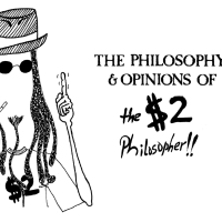 Cover of The Philosophy & Opinions of the $2 Philosopher!! (2024) by Nala