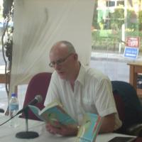 Tom Armstrong reading from Of Water and Rock in 2011